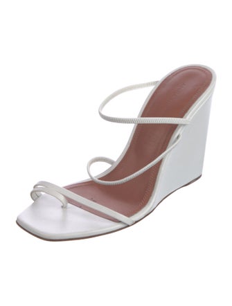 Amina Muaddi Naima Leather Slides