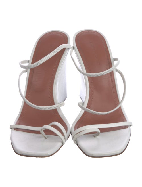 Amina Muaddi Naima Leather Slides