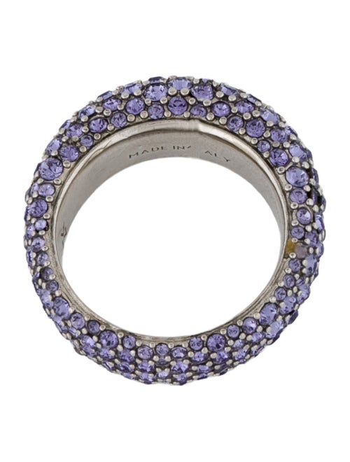 Amina Muaddi Crystal Cameron Ring