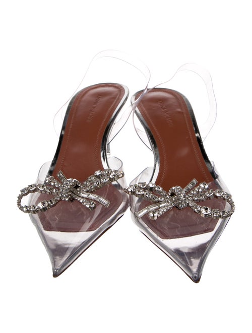 Amina Muaddi Rosie PVC Mules