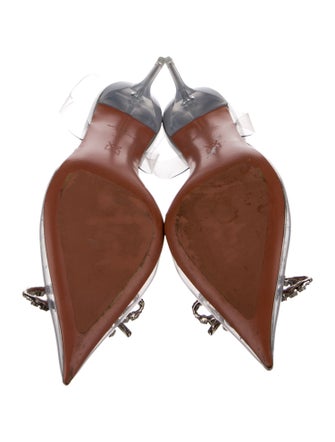 Amina Muaddi Rosie PVC Mules