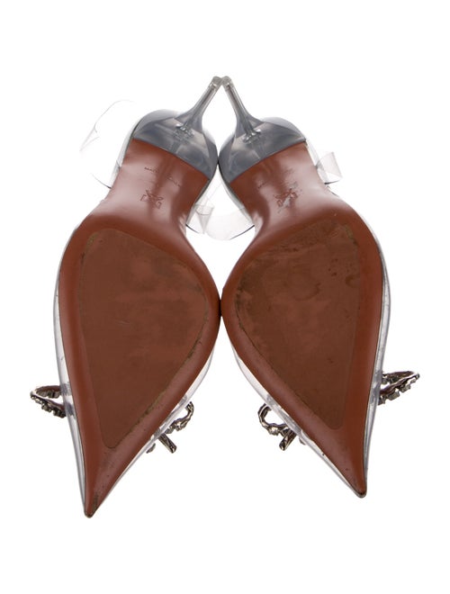 Amina Muaddi Rosie PVC Mules