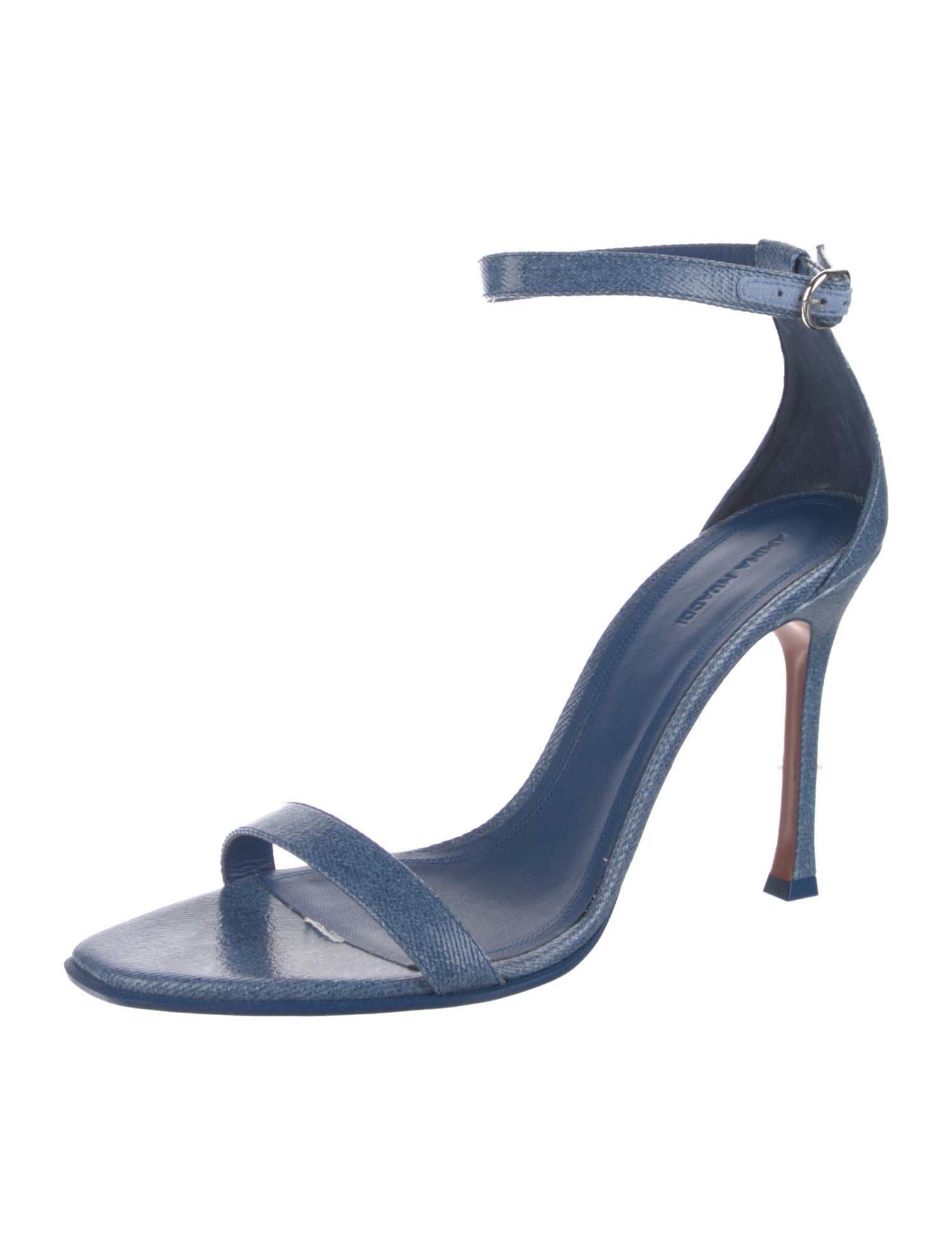 Amina Muaddi Leather D'Orsay Pumps