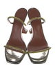 Amina Muaddi Gilda Leather Sandals
