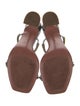 Amina Muaddi Gilda Leather Sandals