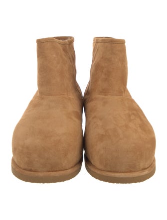 Amina Muaddi Heidi Suede Boots