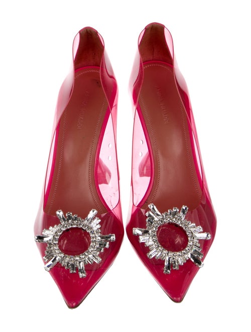 Amina Muaddi Begum Crystal Embellishments Pumps