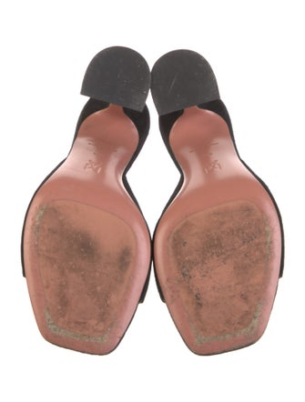 Amina Muaddi Lupita Suede Slides