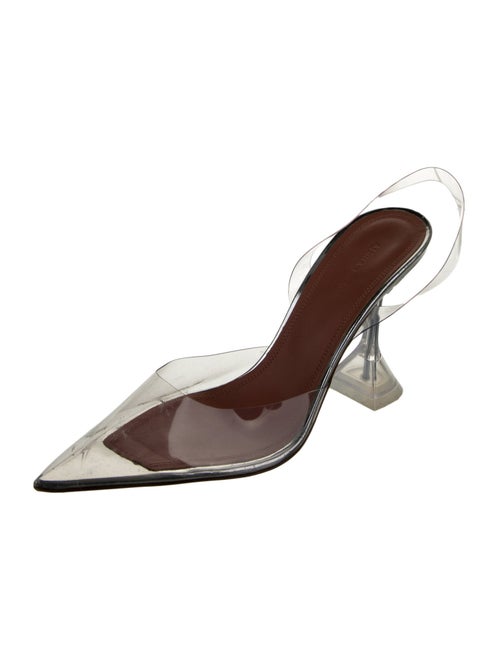 Amina Muaddi PVC Slingback Pumps