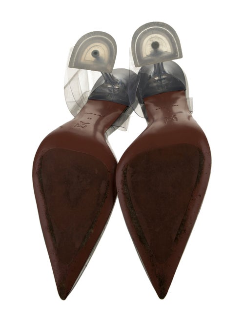 Amina Muaddi PVC Slingback Pumps