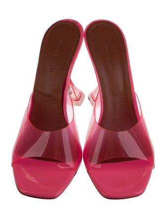 Amina Muaddi PVC Slides