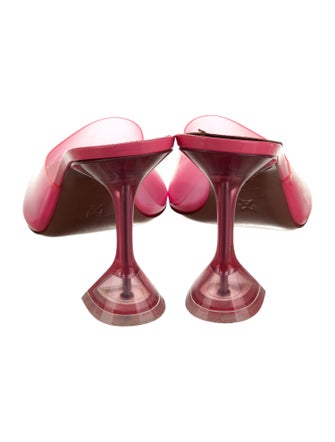 Amina Muaddi PVC Slides