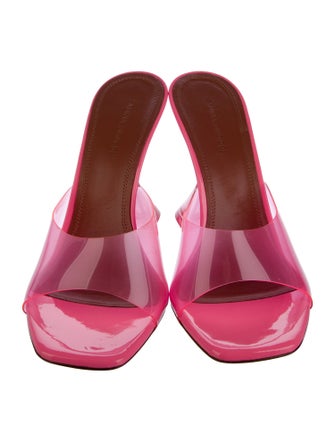 Amina Muaddi Lupita PVC Slides