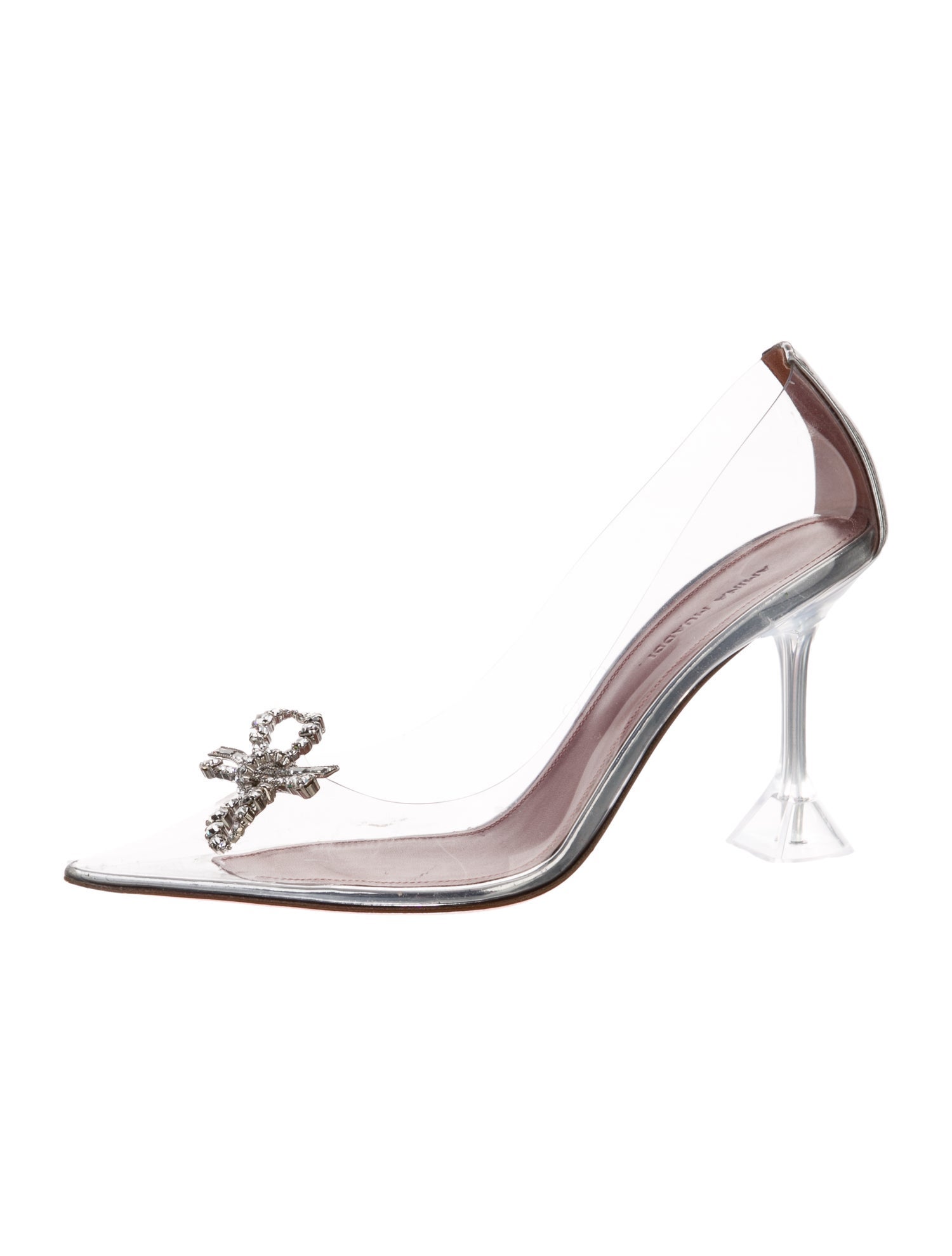 Amina Muaddi Begum PVC Slingback Pumps