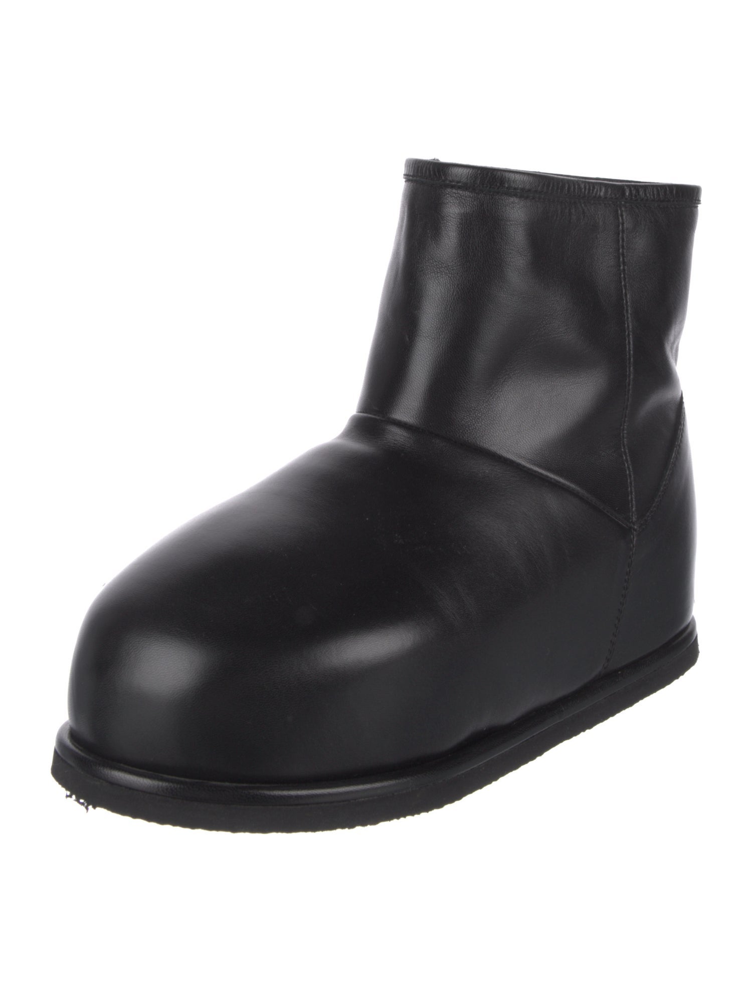 Amina Muaddi Leather Boots