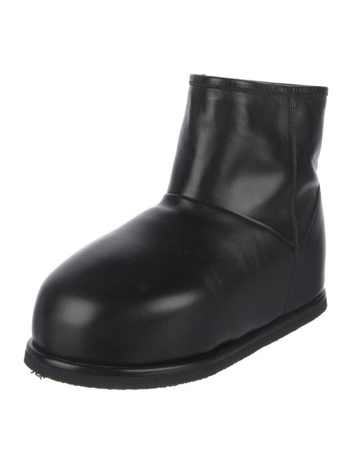 Amina Muaddi Leather Boots