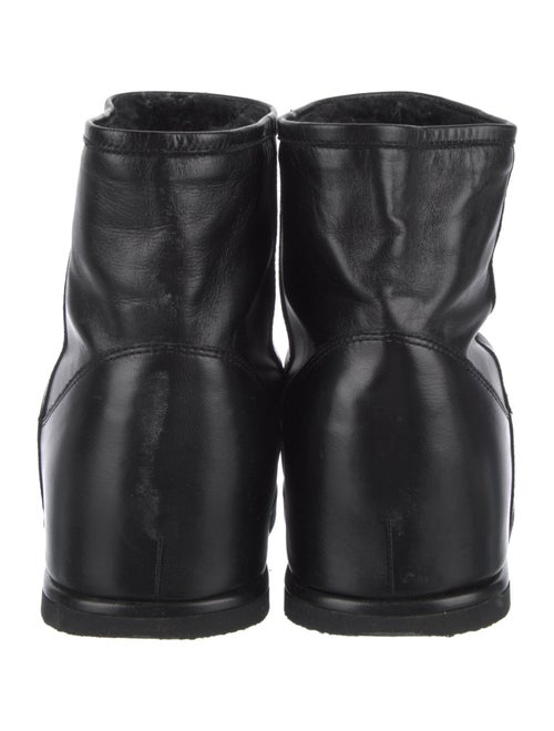 Amina Muaddi Leather Boots