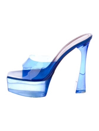 Amina Muaddi PVC Slides