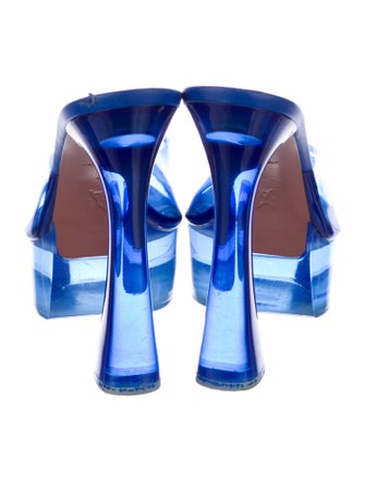 Amina Muaddi PVC Slides