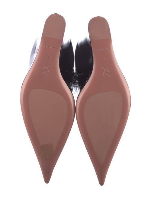 Amina Muaddi Patent Leather Sock Boots