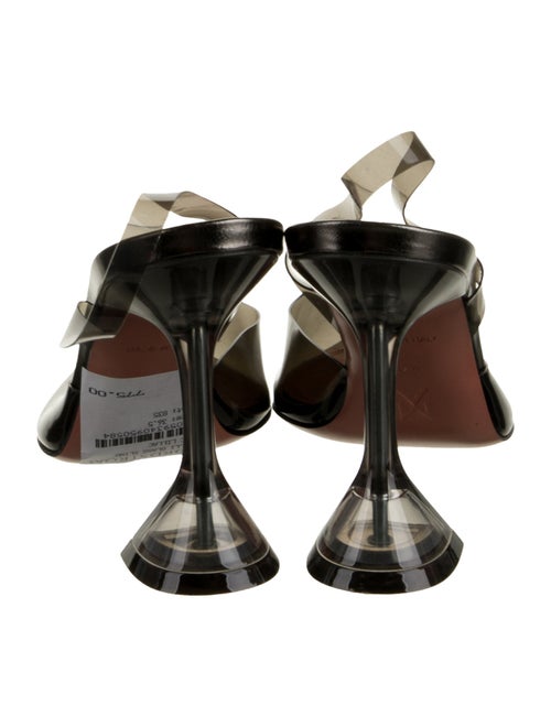Amina Muaddi PVC Slingback Pumps