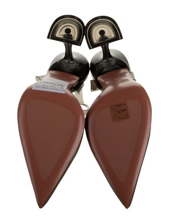 Amina Muaddi PVC Slingback Pumps