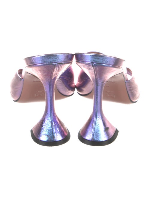 Amina Muaddi Lupita Leather Slides