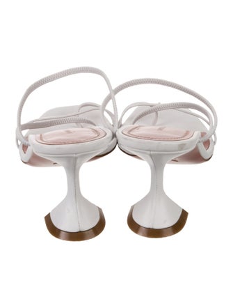 Amina Muaddi Naima Leather Slides