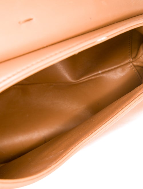 Amina Muaddi Leather Shoulder Bag