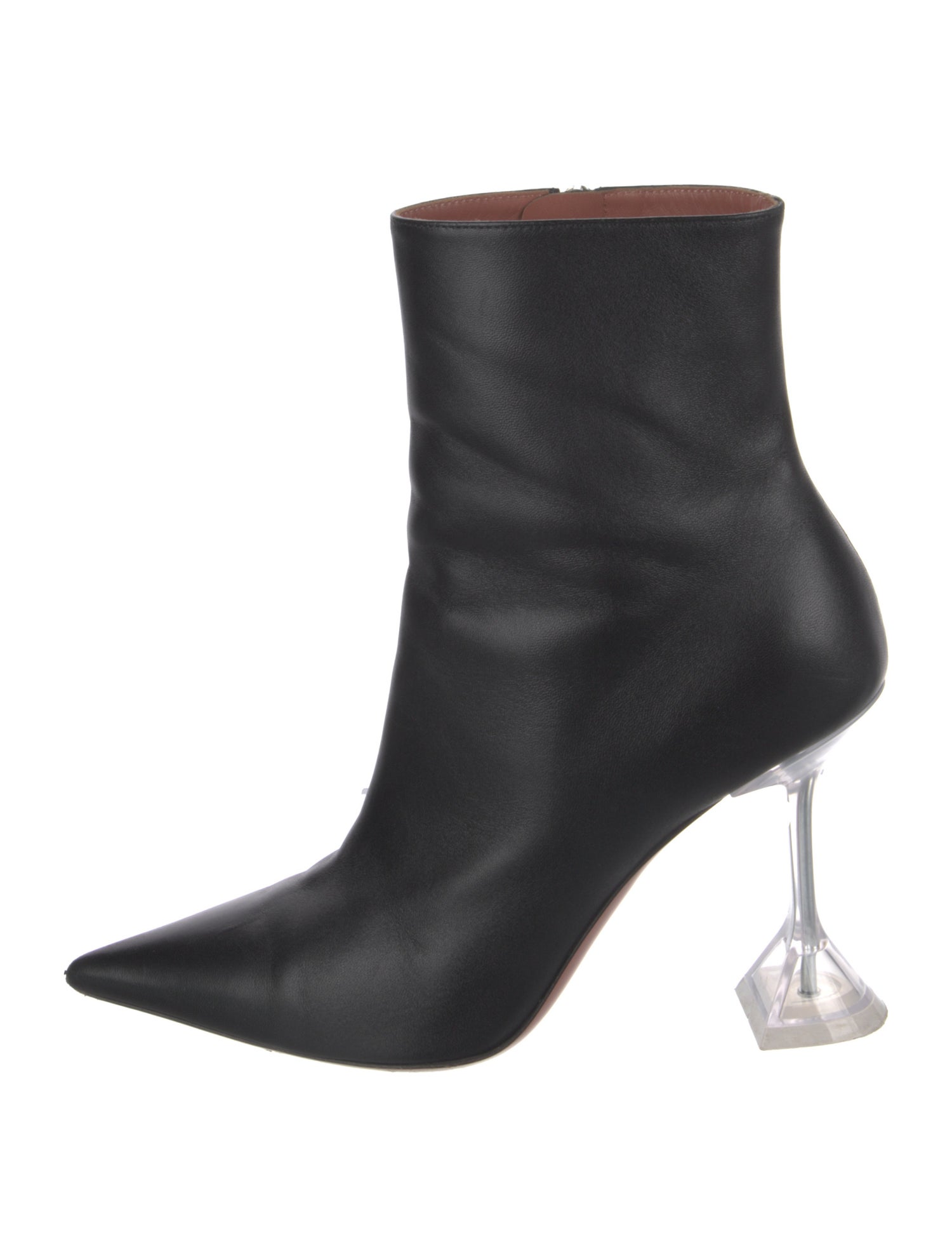 Amina Muaddi Leather Boots