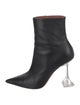 Amina Muaddi Leather Boots