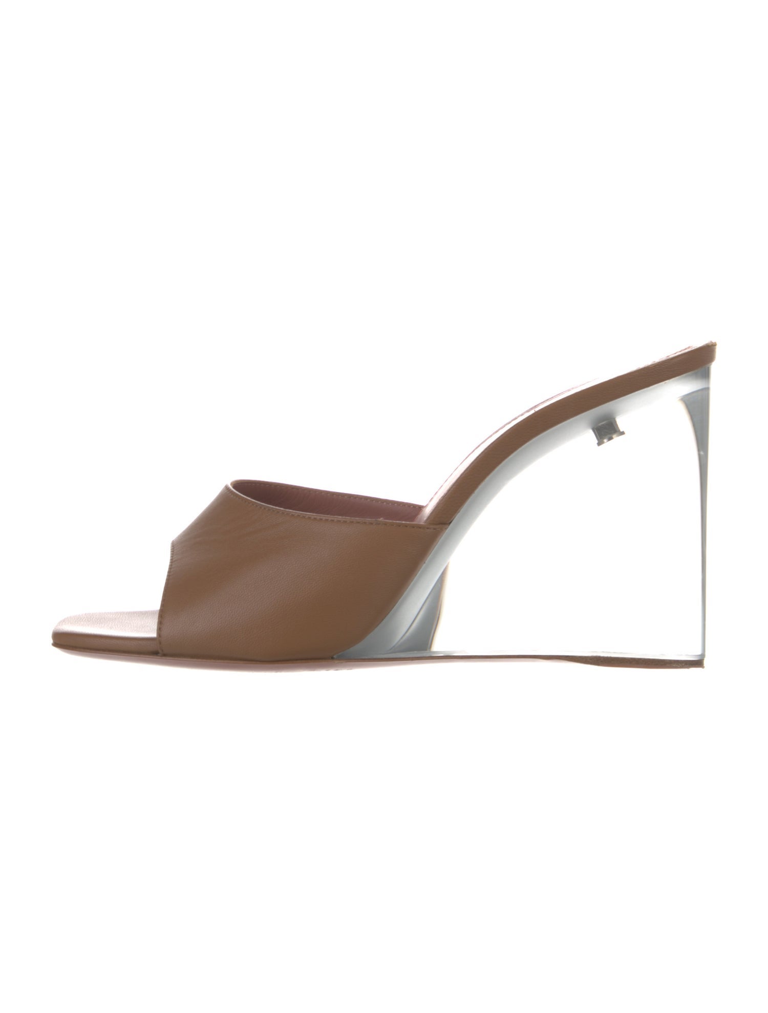 Amina Muaddi Lupita Leather Slides