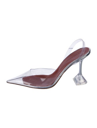 Amina Muaddi PVC Slides