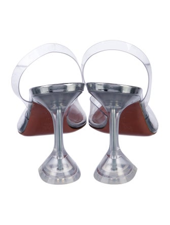 Amina Muaddi PVC Slides