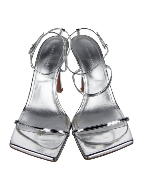 Amina Muaddi Maya Leather Sandals