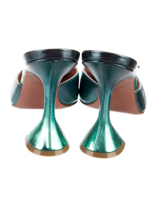 Amina Muaddi Begum Leather Mules