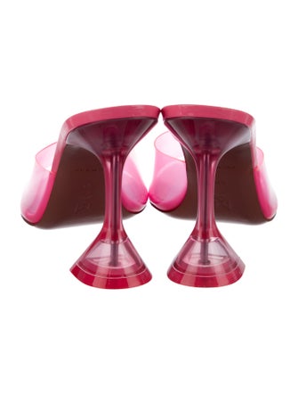 Amina Muaddi PVC Slides