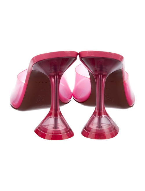 Amina Muaddi PVC Slides