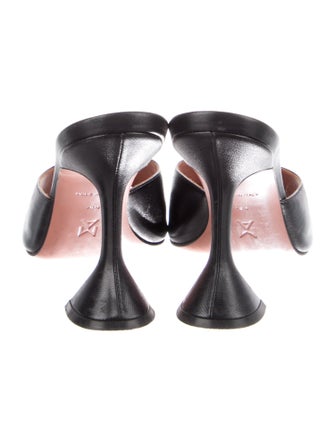 Amina Muaddi Lupita Leather Slides
