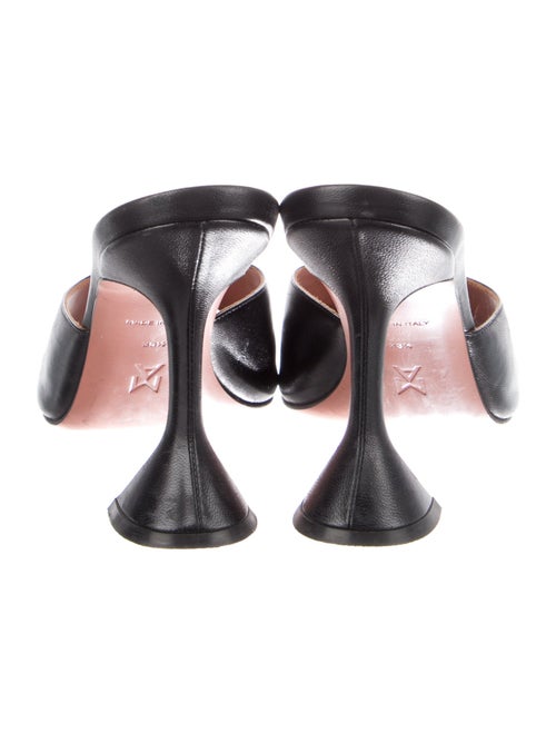 Amina Muaddi Lupita Leather Slides