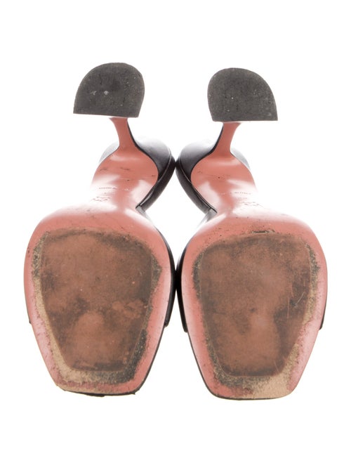 Amina Muaddi Lupita Leather Slides