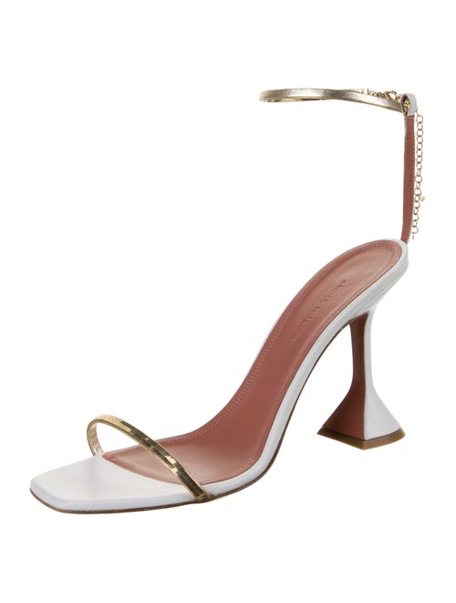 Amina Muaddi Henson Leather Sandals