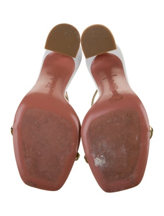 Amina Muaddi Henson Leather Sandals