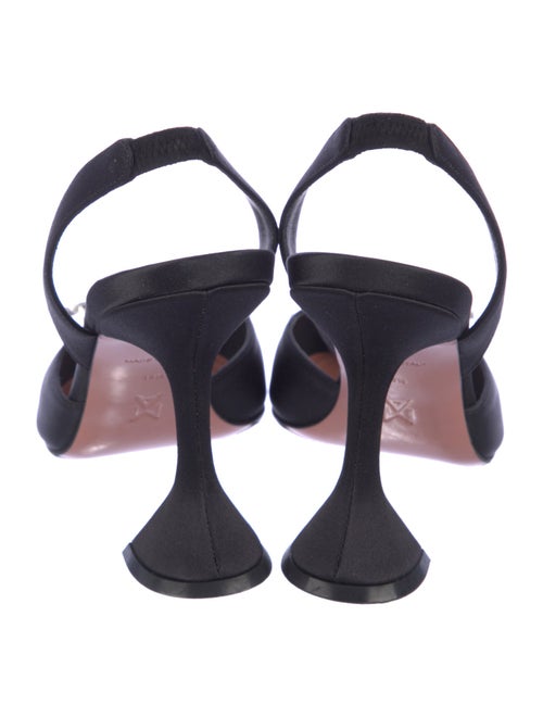 Amina Muaddi Begum Satin Slingback Pumps