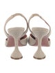 Amina Muaddi Begum Canvas Slingback Pumps