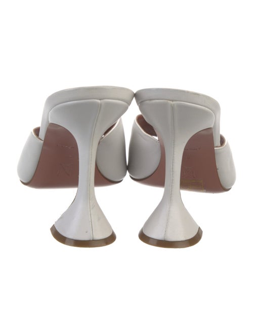 Amina Muaddi Lupita Leather Slides