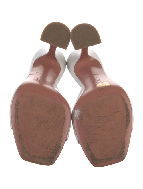 Amina Muaddi Lupita Leather Slides