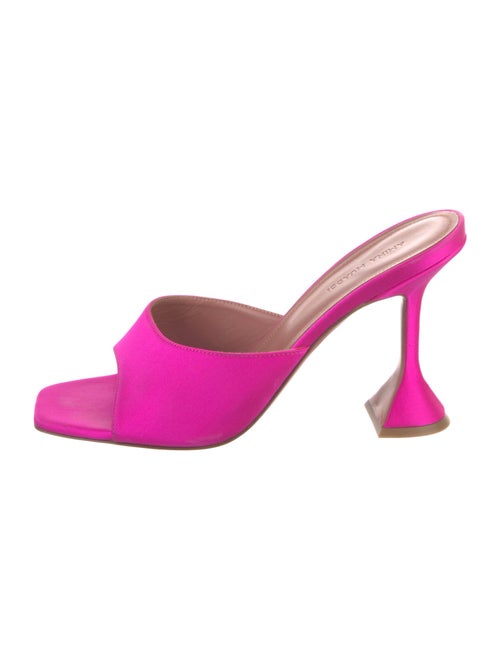 Amina Muaddi Lupita Satin Slides