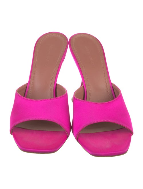 Amina Muaddi Lupita Satin Slides