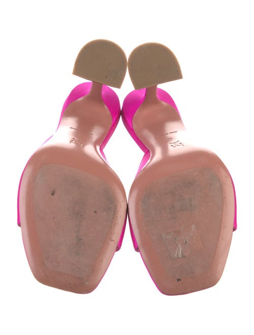 Amina Muaddi Lupita Satin Slides